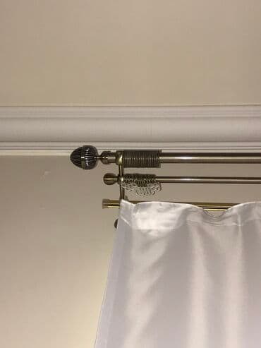 Оконные карнизы: Трубчатый Настенный Оконный карниз at lalafo.az — 2 Оконные карнизы: Трубчатый Настенный Оконный карниз — 2