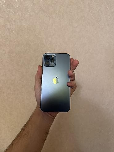IPhone 12 Pro Max, 256 GB, Pacific Blue, Face ID lalafo.az -da IPhone 12 Pro Max, 256 GB, Pacific Blue, Face ID