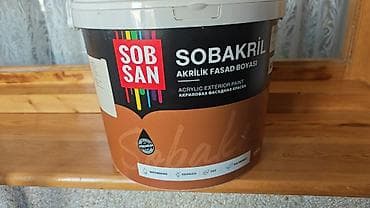 Akril Fasad üçün boya, SOBSAN, 10 kq, rəng - Narıncı, Suya davamlı lalafo.az -da Akril Fasad üçün boya, SOBSAN, 10 kq, rəng - Narıncı, Suya davamlı
