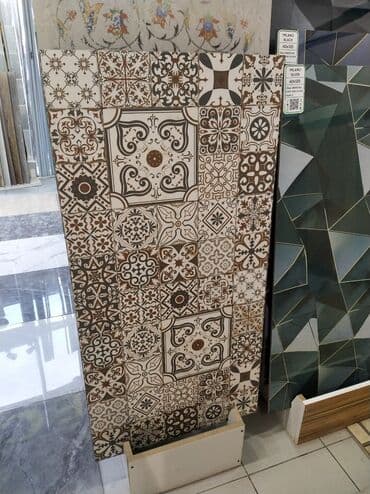 Dekorativ keramika plitəsi – patchwork dizayn - Ölçü: təqribi iri lalafo.az -da Dekorativ keramika plitəsi – patchwork dizayn - Ölçü: təqribi iri