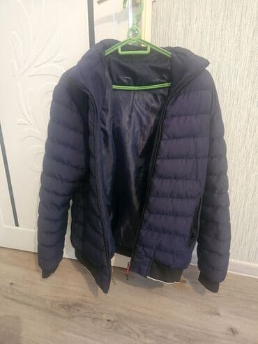 Tünd göy rəngli kişilər üçün qışlıq/palto tipli puffer jaket lalafo.az -da Tünd göy rəngli kişilər üçün qışlıq/palto tipli puffer jaket