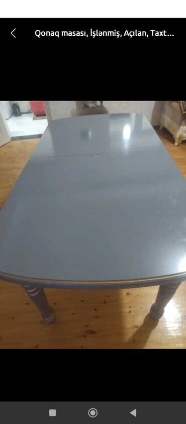 Qonaq masası, Açılan, Taxta, Dördbucaq masa lalafo.az -da Qonaq masası, Açılan, Taxta, Dördbucaq masa