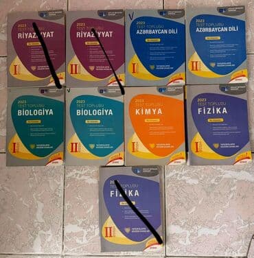 2023-cü ilin test topluları satılır. Hər biri ideal vəziyyətdədir1q lalafo.az -da 2023-cü ilin test topluları satılır. Hər biri ideal vəziyyətdədir1q
