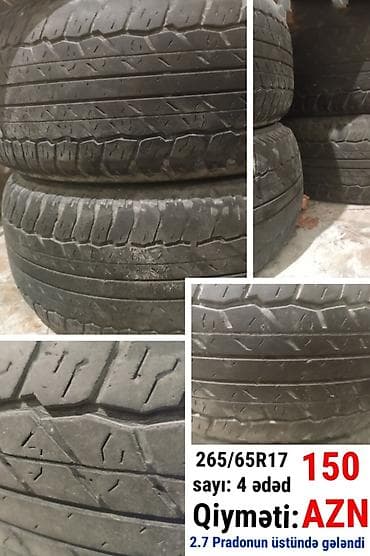 1 dəst (4 ədəd) işlənmiş təkər (şin) satılır. Marka: Dunlop lalafo.az -da 1 dəst (4 ədəd) işlənmiş təkər (şin) satılır. Marka: Dunlop