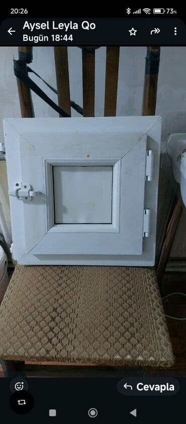 Plastik .ikinçi əl - Material: ağ PVC - İkiqat çərçivəli lalafo.az -da Plastik .ikinçi əl - Material: ağ PVC - İkiqat çərçivəli