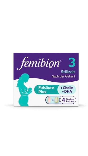 Femibion 3
Süd verən analar üçün vitamin lalafo.az -da Femibion 3
Süd verən analar üçün vitamin