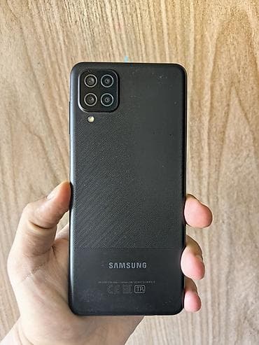 Samsung Galaxy A12, 32 GB, rəng - Qara, Face ID, Barmaq izi lalafo.az -da Samsung Galaxy A12, 32 GB, rəng - Qara, Face ID, Barmaq izi