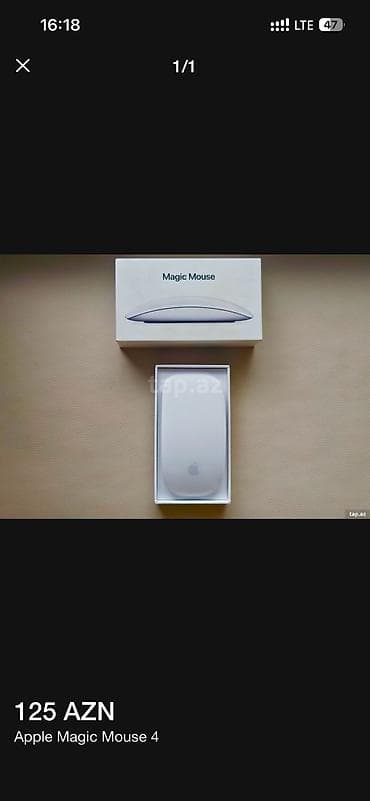 Apple Magic Mouse 4 (USB-C) Son model. Yenidir. İstifadə olunmayıb lalafo.az -da Apple Magic Mouse 4 (USB-C) Son model. Yenidir. İstifadə olunmayıb
