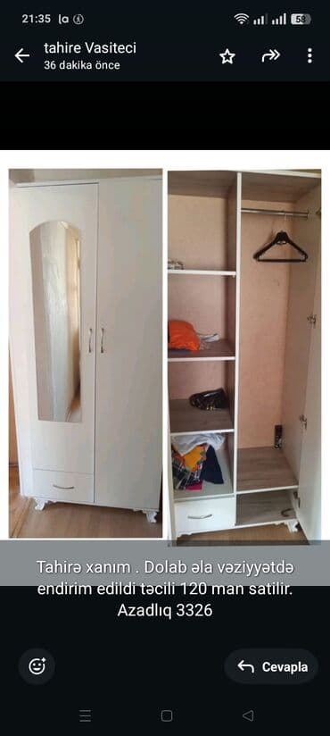 Dolab-asılqan lalafo.az -da Dolab-asılqan