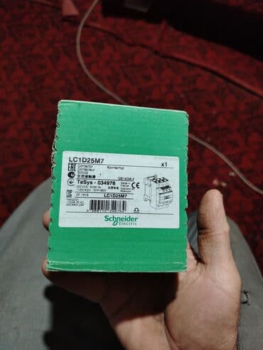 Schneider Electric TeSys kontaktor – model LC1D25M7 - Seriya: TeSys - lalafo.az -da Schneider Electric TeSys kontaktor – model LC1D25M7 - Seriya: TeSys -