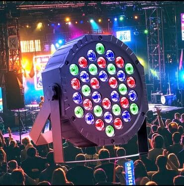 36 Led Par Rgb işıq avadanlığı Səhnə üçün, pultla idarəetmə mümkündür lalafo.az -da 36 Led Par Rgb işıq avadanlığı Səhnə üçün, pultla idarəetmə mümkündür
