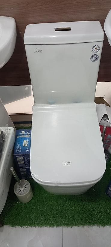 Bir parçalı kompakt unitaz - Material: yüksək keyfiyyətli sanitar lalafo.az -da Bir parçalı kompakt unitaz - Material: yüksək keyfiyyətli sanitar