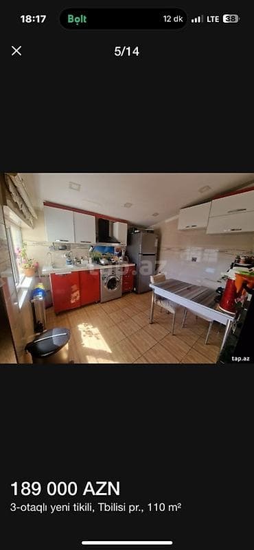 3 комнаты, Новостройка, 110 м² at lalafo.az 3 комнаты, Новостройка, 110 м²