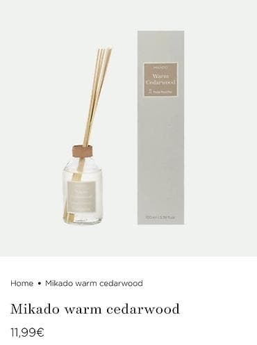 Mikado Warm Cedarwood otaq ətiri diffuzoru - Brend: Muy Mucho - Qoxu lalafo.az -da Mikado Warm Cedarwood otaq ətiri diffuzoru - Brend: Muy Mucho - Qoxu