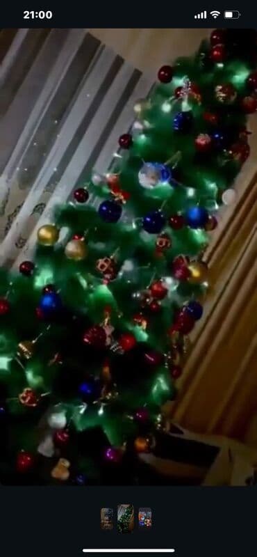 LED işıqlı bəzədilmiş Yeni il şam ağacı - Yaşıl süni şam ağacı, tam lalafo.az -da LED işıqlı bəzədilmiş Yeni il şam ağacı - Yaşıl süni şam ağacı, tam