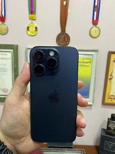 IPhone 15 Pro, 128 GB, Midnight, Face ID lalafo.az -da IPhone 15 Pro, 128 GB, Midnight, Face ID