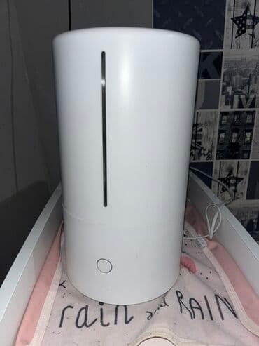 Ağ rəngli ultrasonik hava nəmləndiricisi - Silindrik, minimal dizayn; lalafo.az -da Ağ rəngli ultrasonik hava nəmləndiricisi - Silindrik, minimal dizayn;