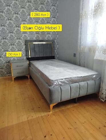 Односпальная кровать, Тумба, Турция, Новый at lalafo.az Односпальная кровать, Тумба, Турция, Новый