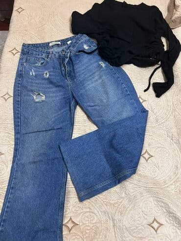 Qadın geyim dəsti - Cins şalvar: Divin Blue markası, mavi rəng lalafo.az -da Qadın geyim dəsti - Cins şalvar: Divin Blue markası, mavi rəng