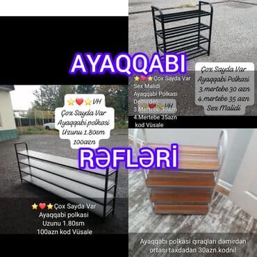 Yeni, Ayaqqabı rəfi lalafo.az -da Yeni, Ayaqqabı rəfi