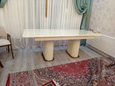 Qonaq masası, Yeni, Açılan, MDF, Oval masa lalafo.az -da Qonaq masası, Yeni, Açılan, MDF, Oval masa
