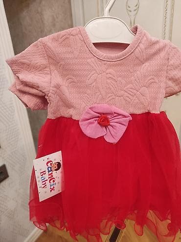 Uşaq geyimi – “Gəncix Baby” qız uşağı üçün paltar 6, 12 18 ay bir lalafo.az -da Uşaq geyimi – “Gəncix Baby” qız uşağı üçün paltar 6, 12 18 ay bir