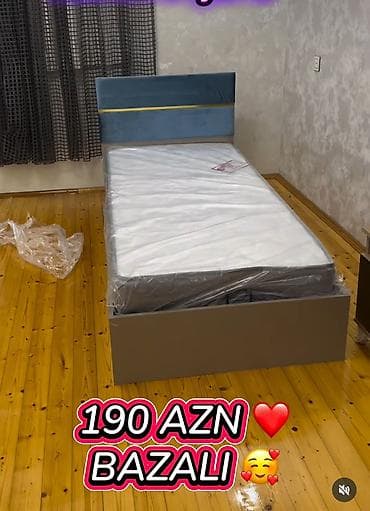 Bazalı tək nəfərlik çarpayı. - Alt hissəsi bazalı saxlama bölməsi ilə lalafo.az -da Bazalı tək nəfərlik çarpayı. - Alt hissəsi bazalı saxlama bölməsi ilə
