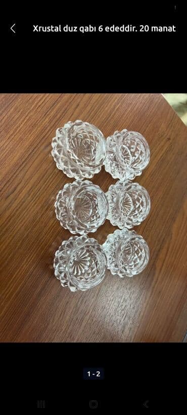 TƏZƏ qədimi. Çexoslavakiya xrustal duz qabları. İstifadə olunmayıb. 1 lalafo.az -da TƏZƏ qədimi. Çexoslavakiya xrustal duz qabları. İstifadə olunmayıb. 1