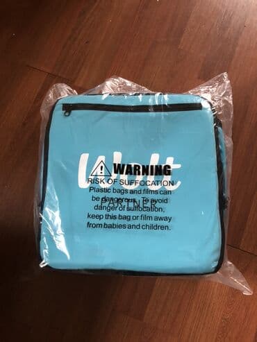 Wolt çatdırılma çantası – izotermal termal baq - Rəng: açıq mavi lalafo.az -da Wolt çatdırılma çantası – izotermal termal baq - Rəng: açıq mavi