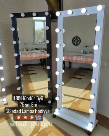 Güzgü Döşəmə üstü, Düzbucaqlı, Makiyaj üçün, Arxa işıqlı lalafo.az -da Güzgü Döşəmə üstü, Düzbucaqlı, Makiyaj üçün, Arxa işıqlı