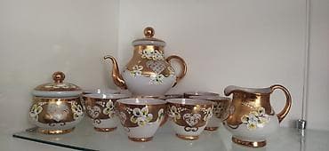 Çay dəsti, rəng - Qızılı, Farfor lalafo.az -da Çay dəsti, rəng - Qızılı, Farfor