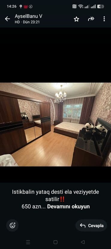 Istikbalin yataq desti ela veziyyetde satilir‼️ 650 azn 9cu mkr2524 lalafo.az -da Istikbalin yataq desti ela veziyyetde satilir‼️ 650 azn 9cu mkr2524