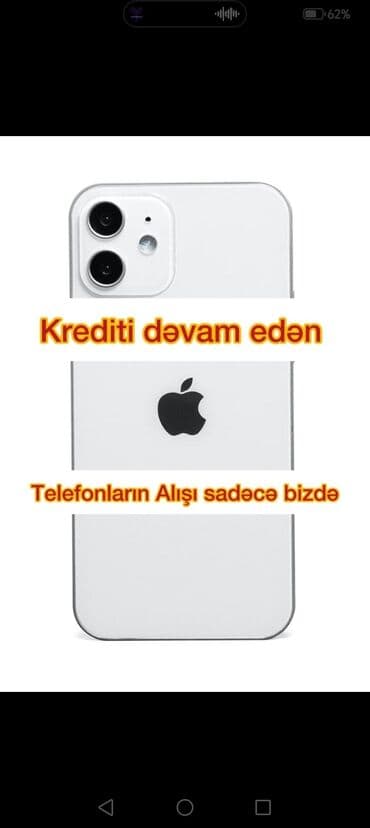IPhone 12, Ağ, Kredit lalafo.az -da IPhone 12, Ağ, Kredit