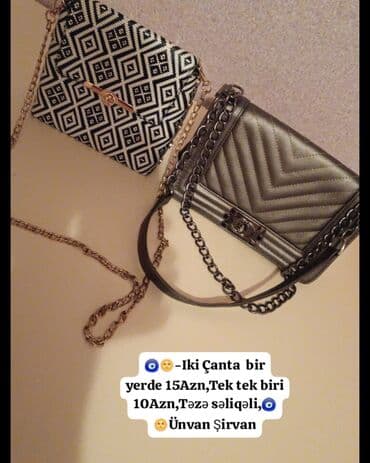 Çanta dəsti, İşlənmiş lalafo.az -da Çanta dəsti, İşlənmiş