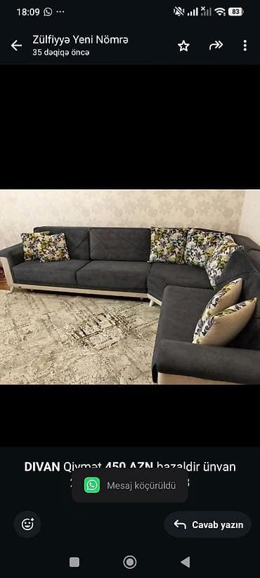 *DIVAN* Qiymət *450 AZN* bazaldir ünvan 20 Yanvar Zülfiyyə/ZB lalafo.az -da *DIVAN* Qiymət *450 AZN* bazaldir ünvan 20 Yanvar Zülfiyyə/ZB
