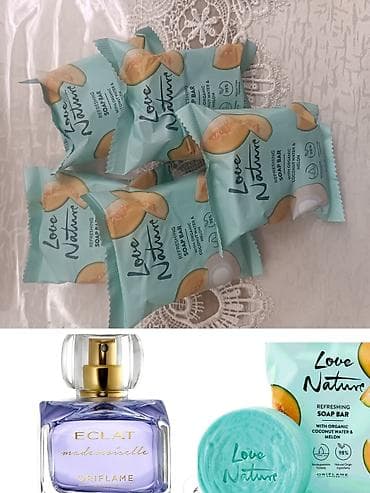 Love Nature Refreshing Soap Bar – Oriflame 4sabun+ətir birlikdə lalafo.az -da Love Nature Refreshing Soap Bar – Oriflame 4sabun+ətir birlikdə