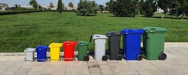 Tullantı qabları: Məişət Tullantı qutuları. 20 lt den 1100 lt qeder movcuddur. Plastik lalafo.az -da — 1 Tullantı qabları: Məişət Tullantı qutuları. 20 lt den 1100 lt qeder movcuddur. Plastik — 1