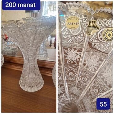 Bir vaza, Xrustal lalafo.az -da Bir vaza, Xrustal
