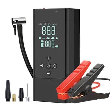 Batıq çıxaran alət: Avtomobil üçün çoxfunksiyalı “Jump Starter + Hava Kompressoru” cihazı lalafo.az -da — 10 Batıq çıxaran alət: Avtomobil üçün çoxfunksiyalı “Jump Starter + Hava Kompressoru” cihazı — 10