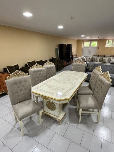 Qonaq otağı üçün, Yeni, Açılmayan, Oval masa, 6 stul lalafo.az -da Qonaq otağı üçün, Yeni, Açılmayan, Oval masa, 6 stul
