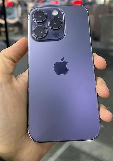 IPhone 14 Pro, 256 GB, Deep Purple, Face ID lalafo.az -da IPhone 14 Pro, 256 GB, Deep Purple, Face ID