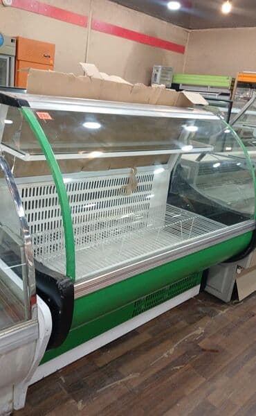 Vitrin tipli soyuducu tezgah - Ön və üst hissəsi temperli şüşə lalafo.az -da Vitrin tipli soyuducu tezgah - Ön və üst hissəsi temperli şüşə