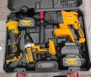 Dəstə Dewalt markalı, sarı və qara rəngli alətlər daxildir. Dəstə bir lalafo.az -da Dəstə Dewalt markalı, sarı və qara rəngli alətlər daxildir. Dəstə bir