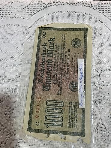 Tarixi alman kağız pulları – kolleksiya dəsti - Almaniya Reichsbank at lalafo.az Tarixi alman kağız pulları – kolleksiya dəsti - Almaniya Reichsbank