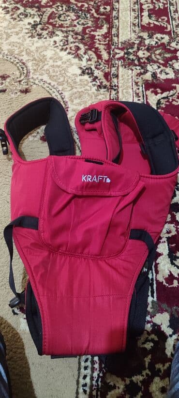 KRAFT körpə daşıyıcısı – qırmızı rəng - Ön tərəfdə KRAFT loqolu model lalafo.az -da KRAFT körpə daşıyıcısı – qırmızı rəng - Ön tərəfdə KRAFT loqolu model