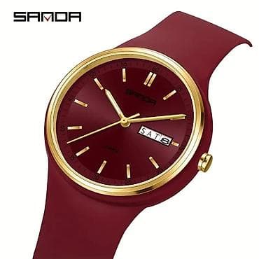 Новый, Наручные часы, цвет - Красный at lalafo.az Новый, Наручные часы, цвет - Красный