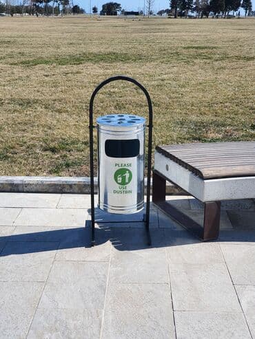 Контейнеры для отходов: Dəmir kül qabı, çöl üçün zibil qutusu. yerə bərkitmək mümkündür at lalafo.az — 1 Контейнеры для отходов: Dəmir kül qabı, çöl üçün zibil qutusu. yerə bərkitmək mümkündür — 1