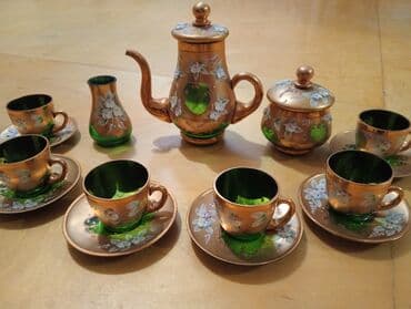 Qəhvə dəsti, rəng - Yaşıl lalafo.az -da Qəhvə dəsti, rəng - Yaşıl