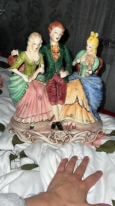 Dekorativ ev aksesuarları dəsti - Porseleyn fiqur kompozisiyası lalafo.az -da Dekorativ ev aksesuarları dəsti - Porseleyn fiqur kompozisiyası