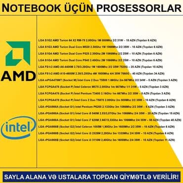 prosessor: Prosessor Intel Core i5 Notebook üçün Prosessorlar, İşlənmiş lalafo.az -da — 2 prosessor: Prosessor Intel Core i5 Notebook üçün Prosessorlar, İşlənmiş — 2
